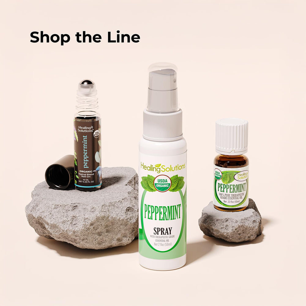 Healing Solutions Peppermint Air Freshener keeps spaces energized without harsh additives.