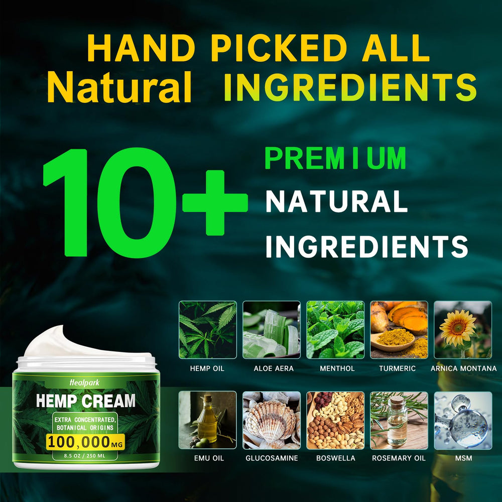 Healpark Cream texture smooth non-greasy on skin