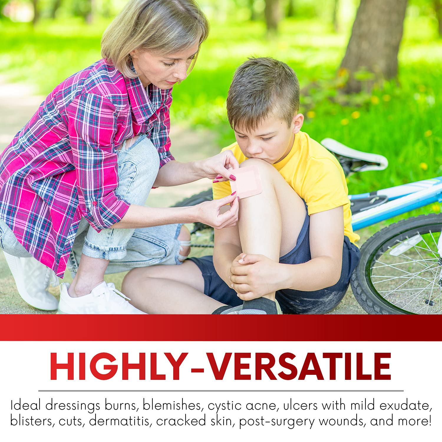 HEALQU bordered gauze island dressing sterile wrapping—maintains cleanliness before use.