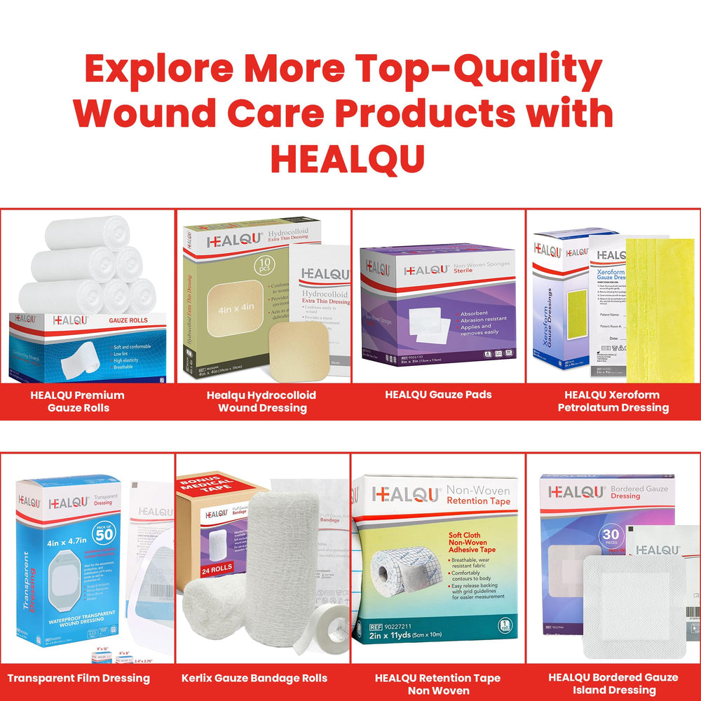 Healqu Silk Like Medical Tape ideal for long-term care use and securement.