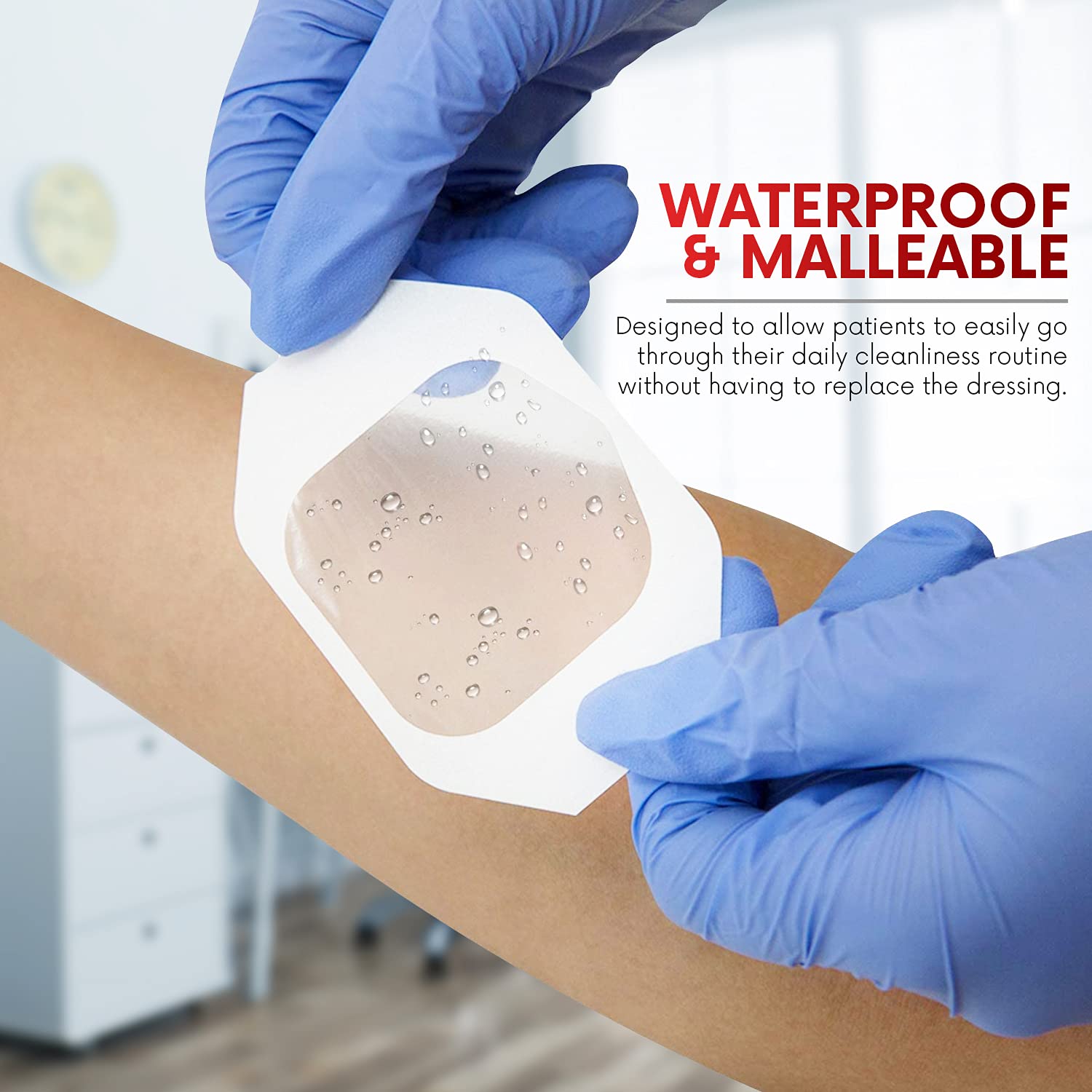 Healqu tattoo aftercare bandage offers a clear shield during healing.