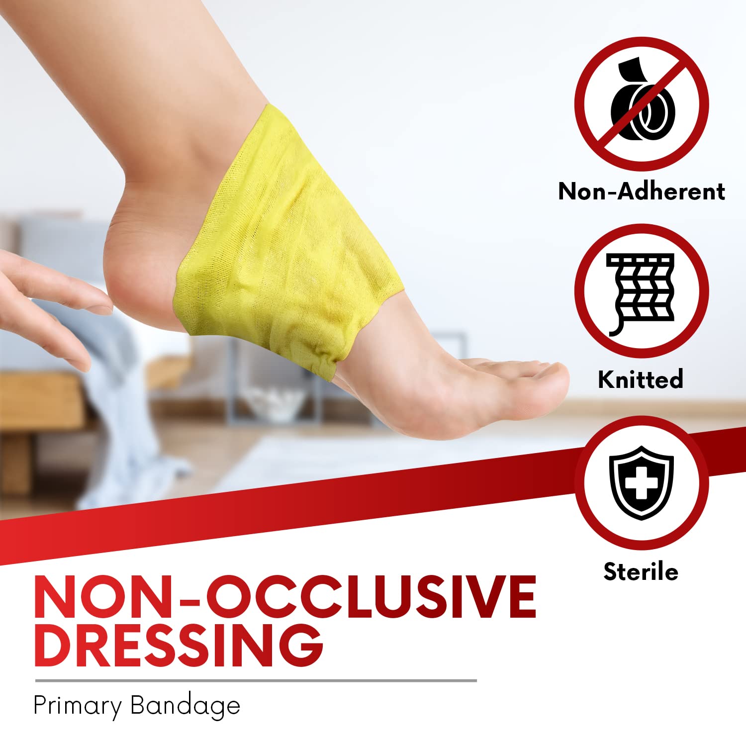 Healqu Xeroform breathable mesh supports a moist healing environment