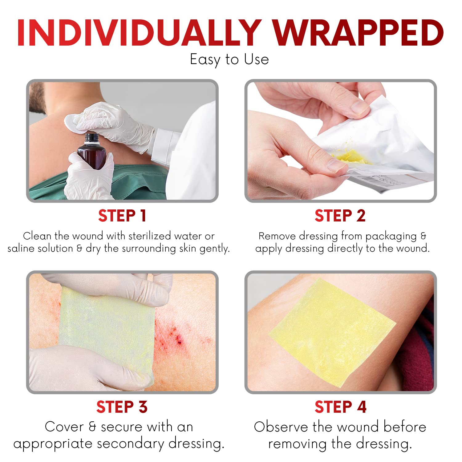 Healqu Xeroform dressing suitable for incisions and lacerations