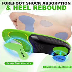 Healrecux insole top view highlighting ergonomic design for all-day wear