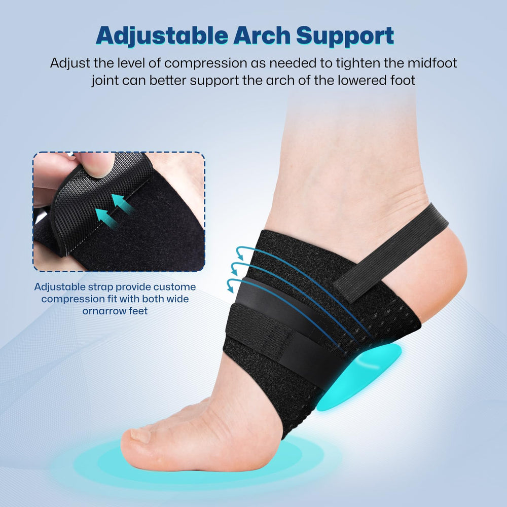Non-slip sole keeps the brace in place during movement.