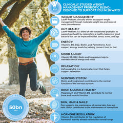 Health & Her 60-capsule pack packaging shows vegan and gluten-free features.