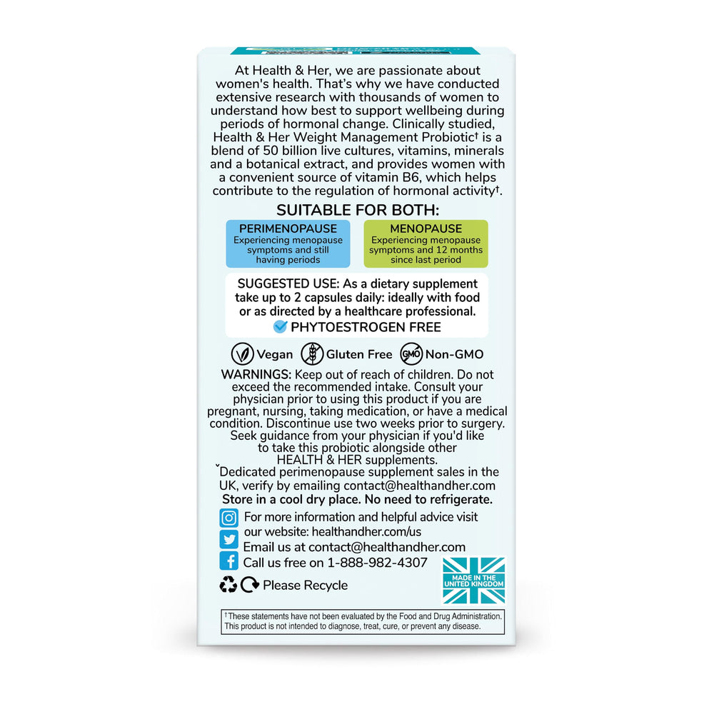 Health & Her cruelty-free seal spotlights ethical probiotic formulation.