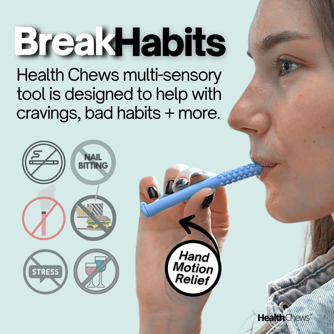 Health Chews bubble gum scent highlighting calming sensory experience during use.