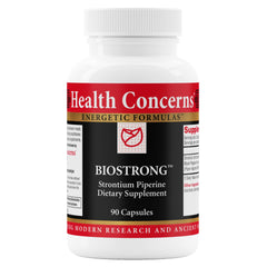 Health Concerns BioStrong bottle front highlighting bone and joint support