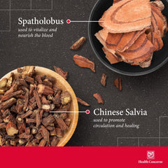 Health Concerns Marrow Plus label detail emphasizing traditional herbal formulation.