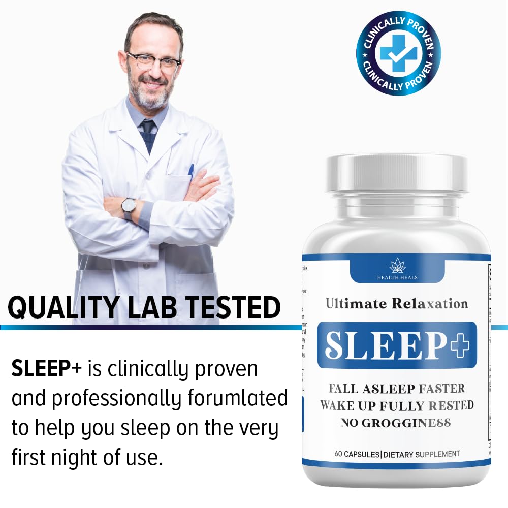 Health Heals Relaxation Sleep Aid chamomile detail signaling soothing properties