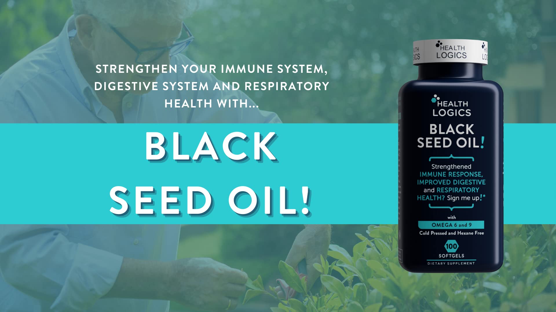 Health Logics Black Seed Oil produced in USA facility.