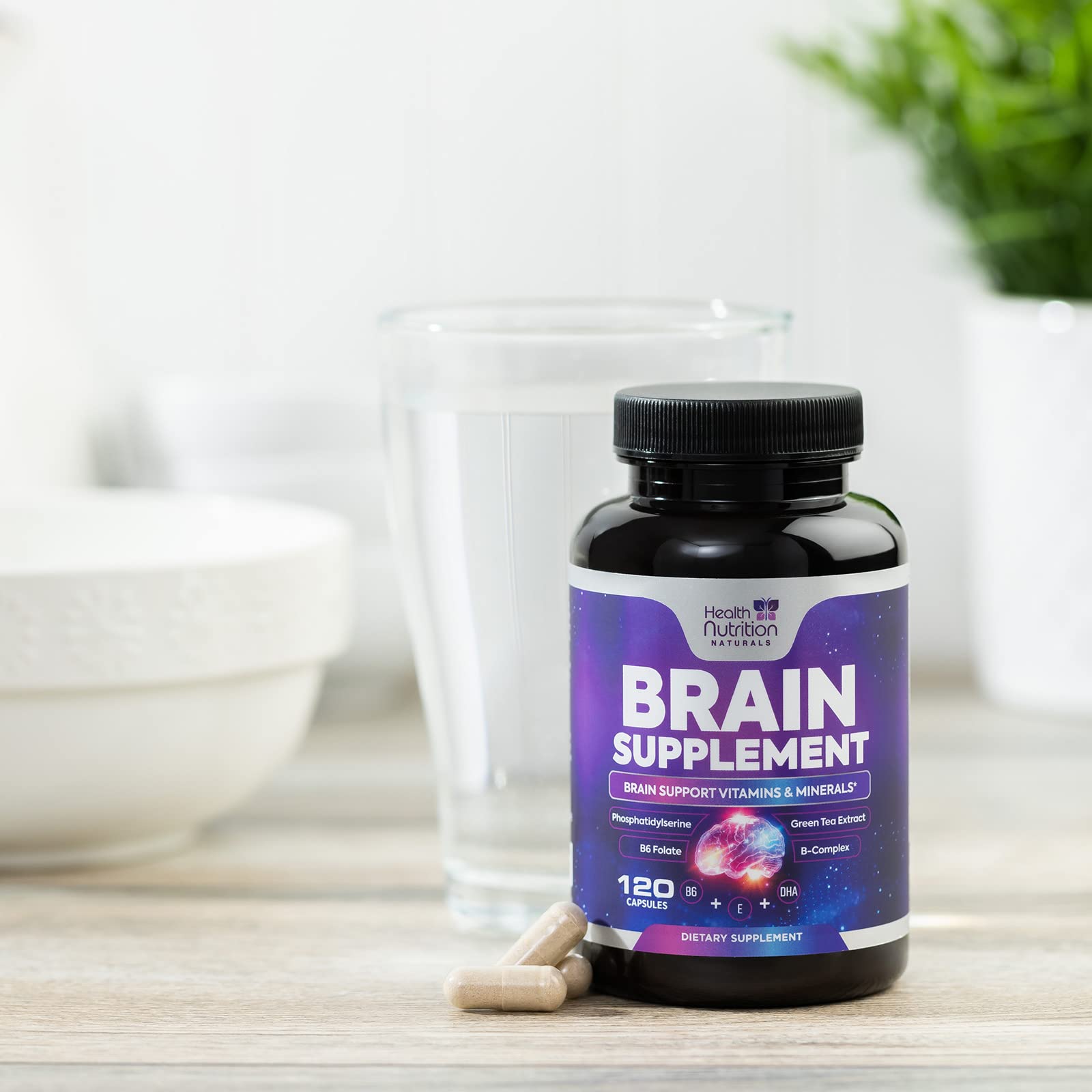 Health Nutrition Naturals bottle image highlighting everyday cognitive support.