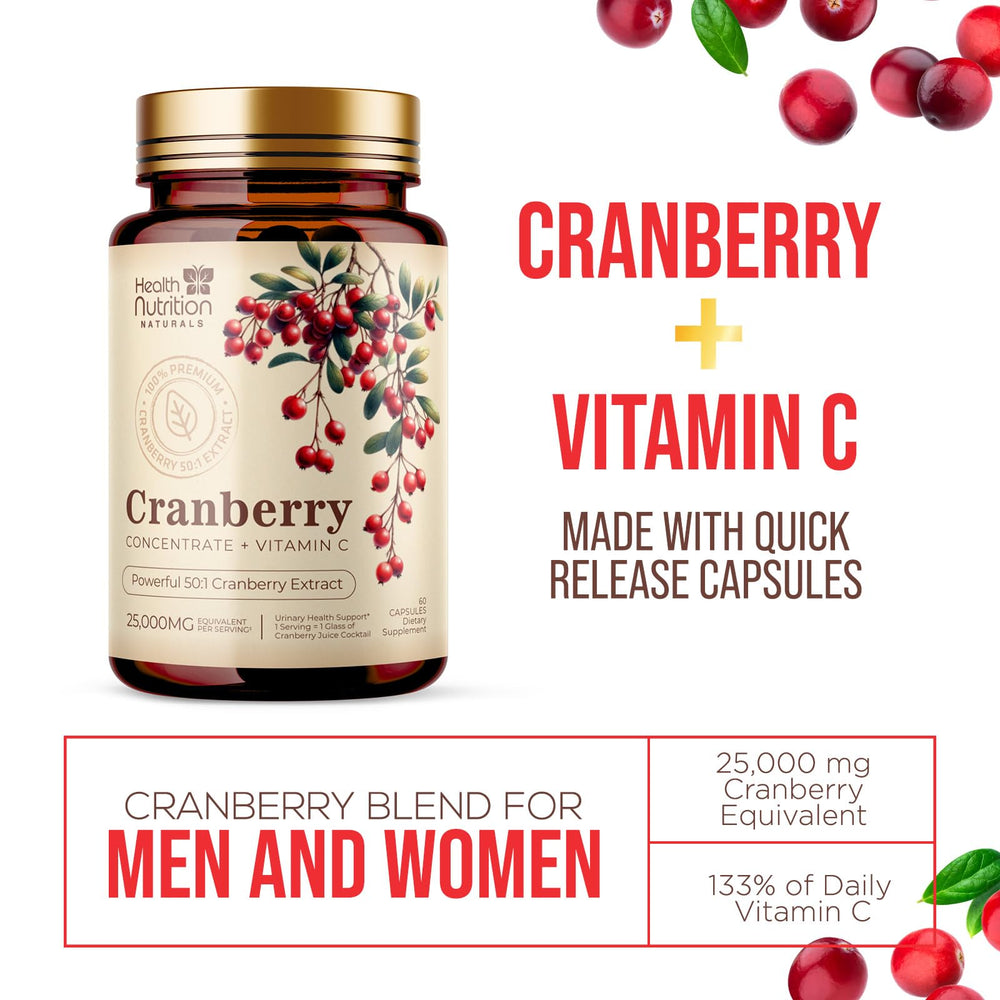 Health Nutrition Naturals Cranberry Pills USA-bottled packaging