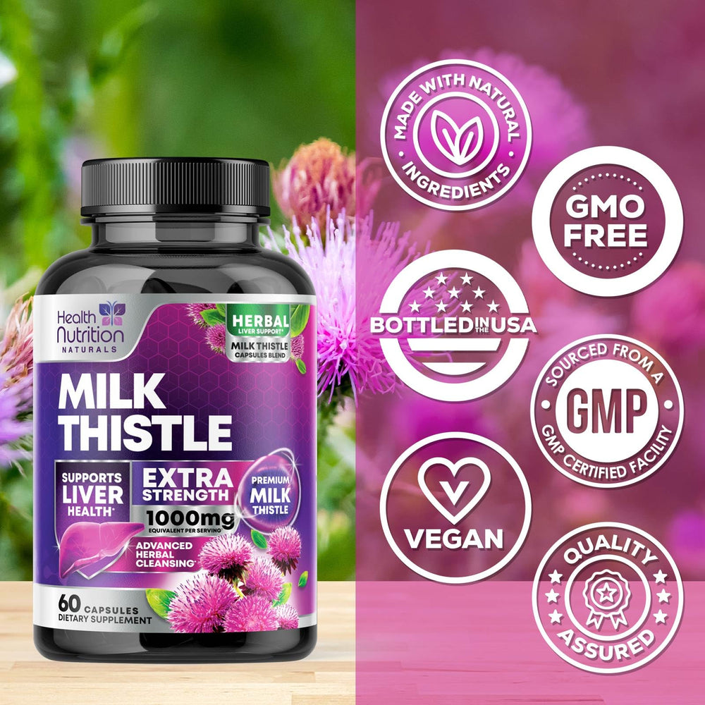 Health Nutrition Naturals dandelion root extract bottle for natural detox support