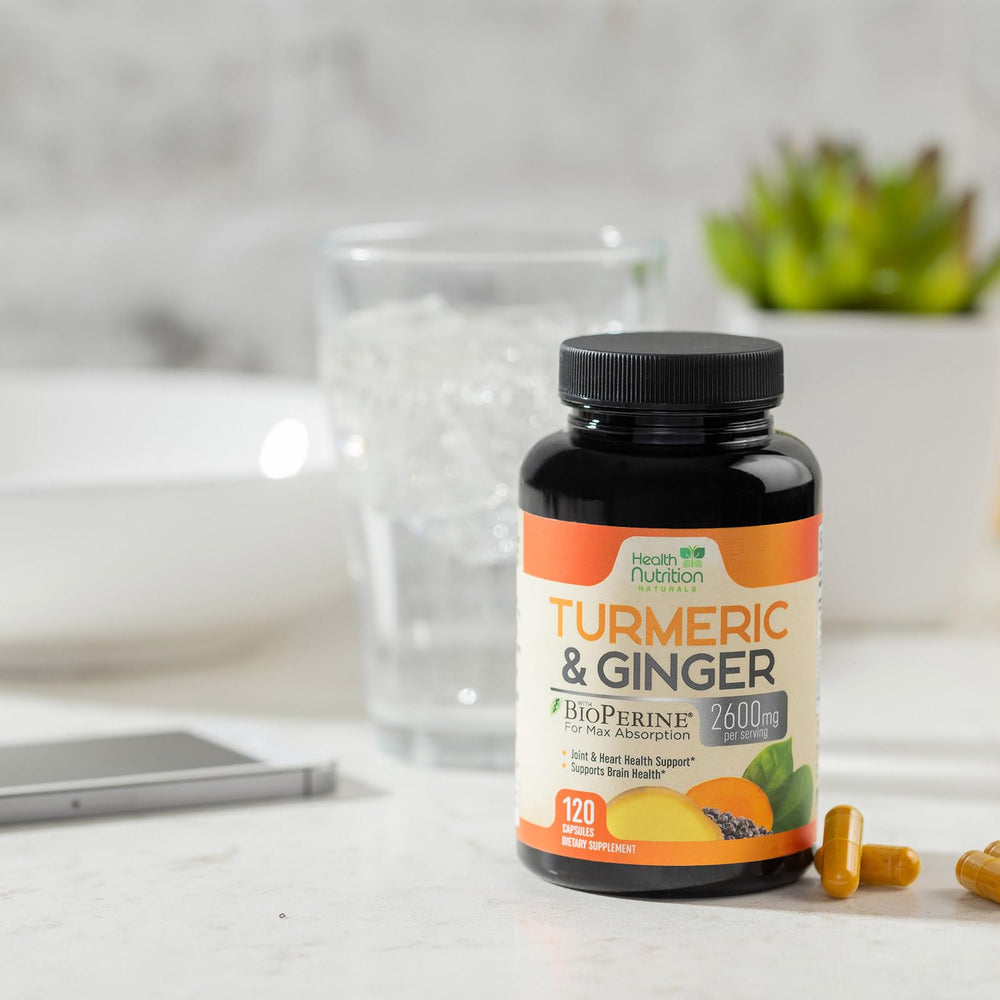 Health Nutrition Naturals turmeric curcumin image supports daily joint-care routine