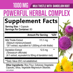 Health Nutrition Naturals liver detox bottle highlighting detox-friendly formula