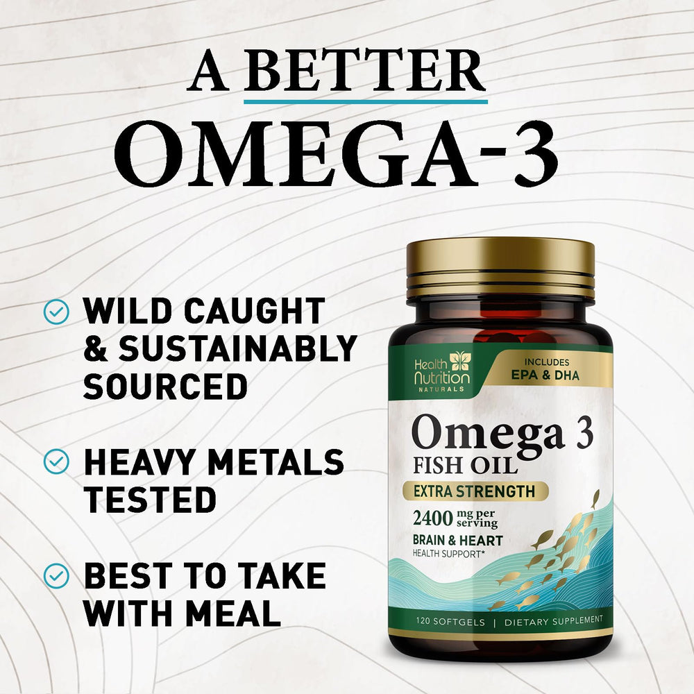 Health Nutrition Naturals Omega-3 1200mg softgels ingredients and purity