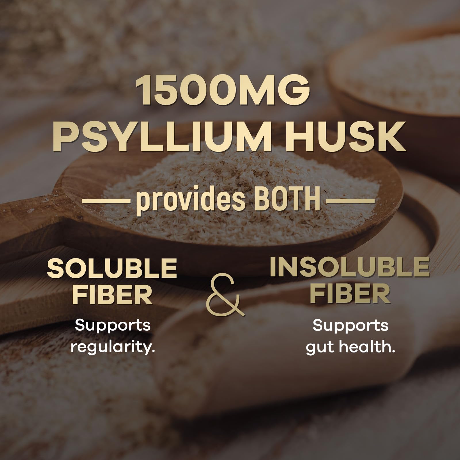 Health Nutrition Naturals vegan psyllium capsules, convenient daily fiber source.