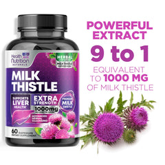 Health Nutrition Naturals silymarin marianum extract close-up with enhanced flavonoids