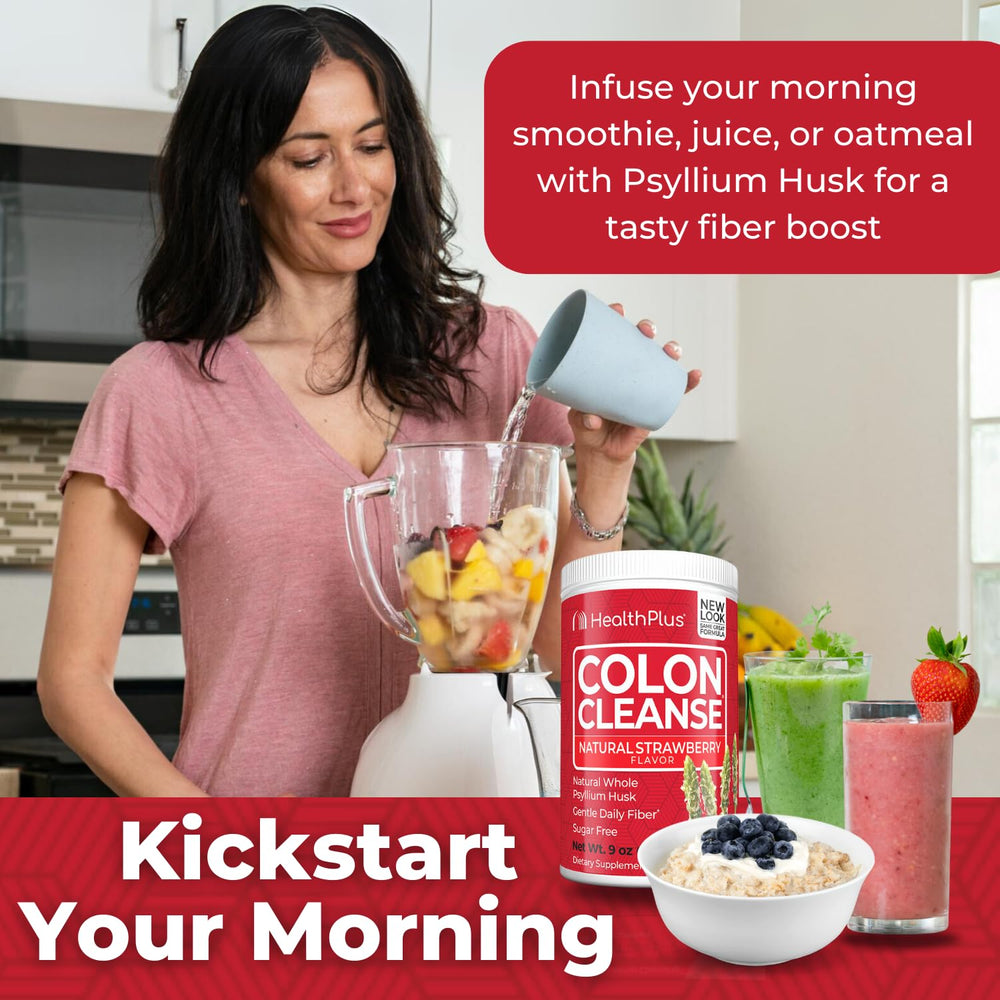 Health Plus Colon Cleanse benefits-illustration shows potential relief from irregularity.