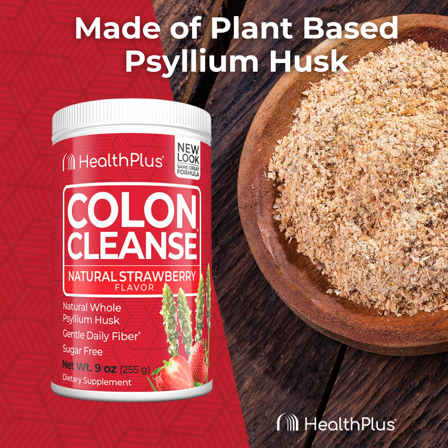 Health Plus Colon Cleanse smoothie-ready-setup highlights versatile usage.