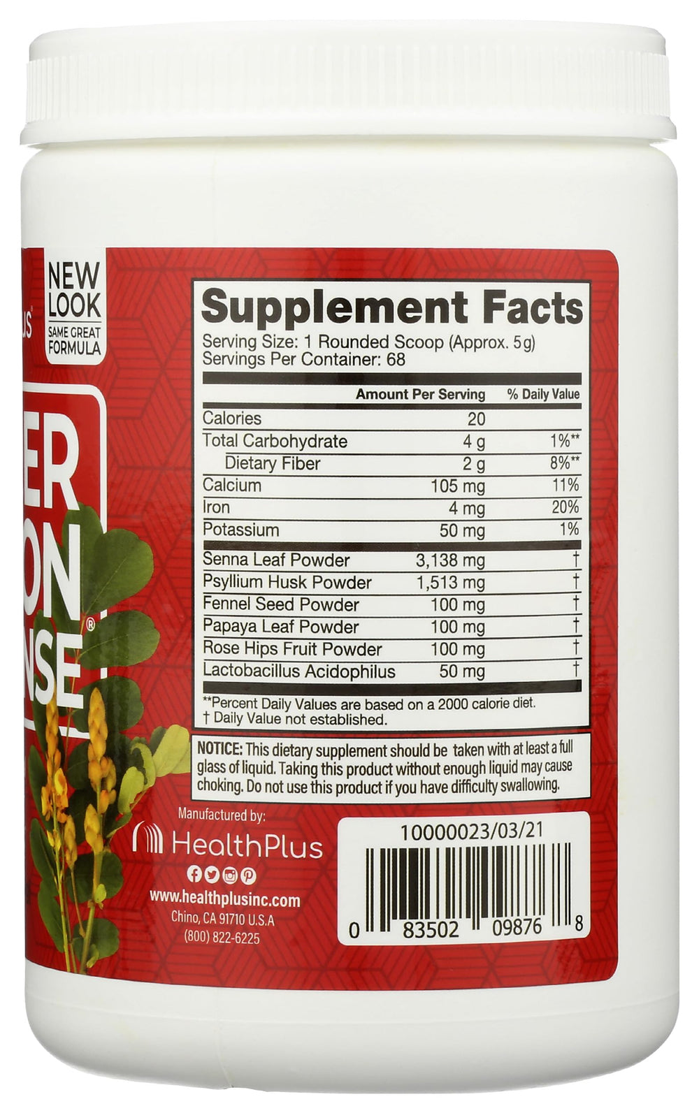 Health Plus Fennel seed blend eases bloating and promotes comfort.