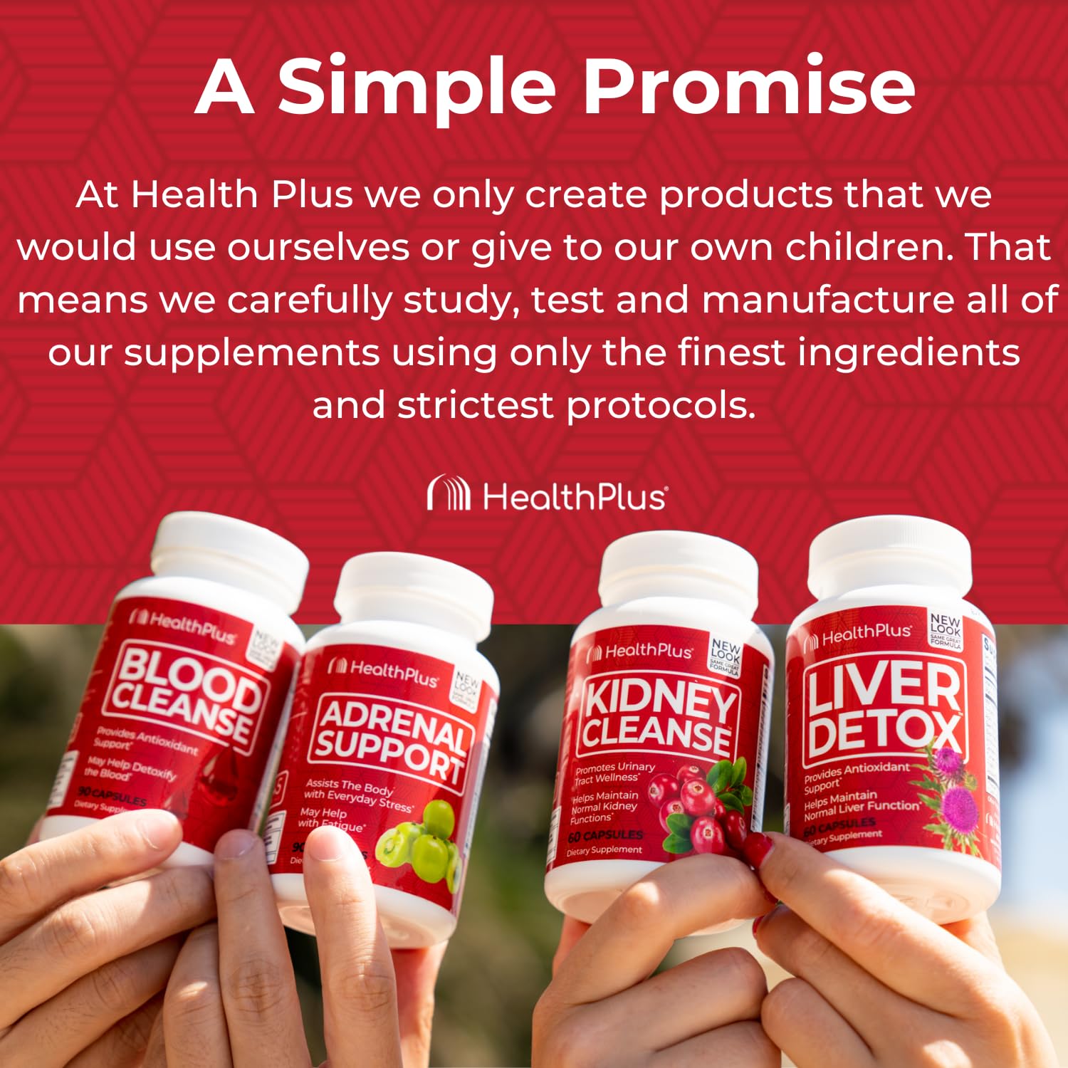 Health Plus Liver Detox packaging and label with 60 capsules included