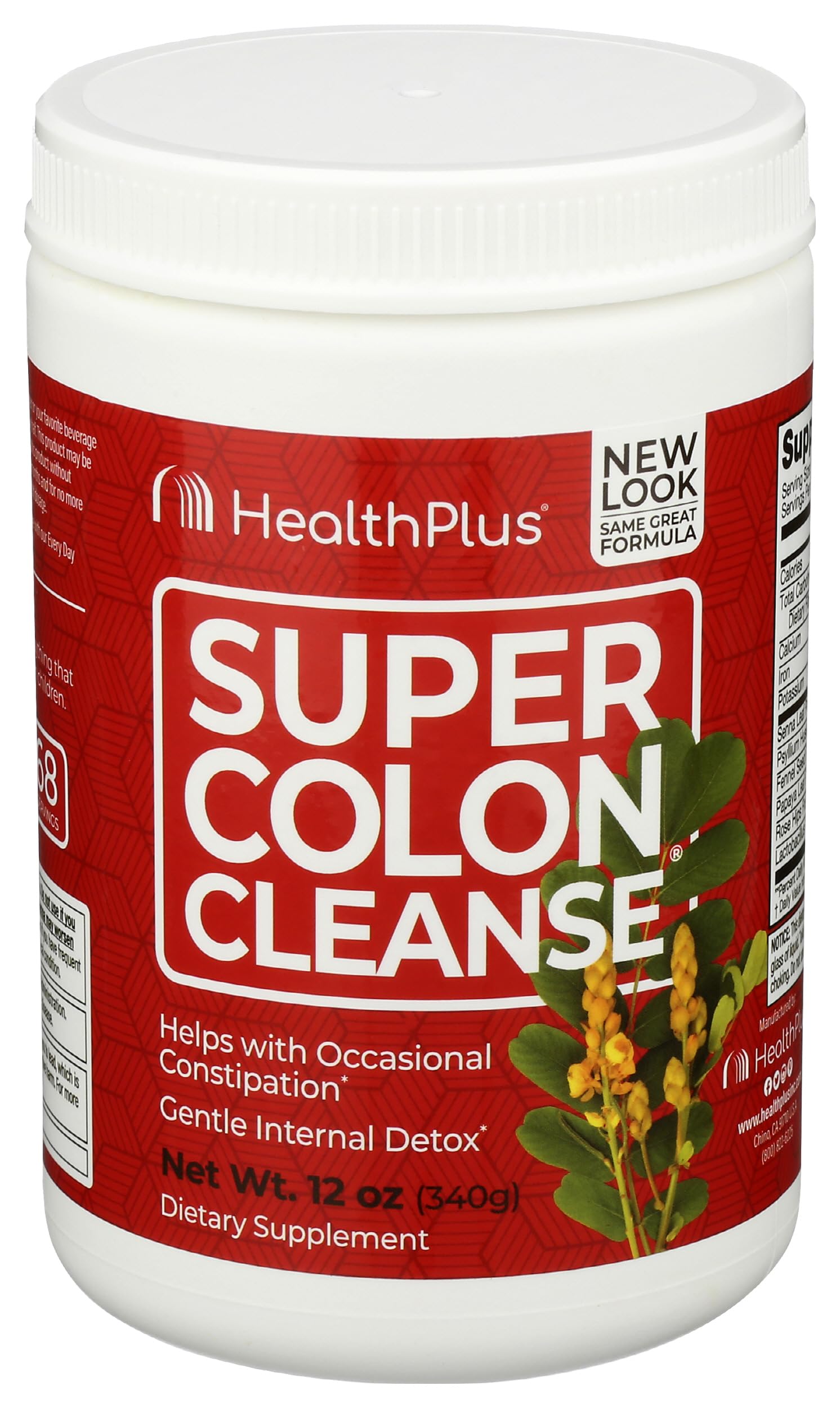 Health Plus Super Colon Cleanse bottle for daily digestion support.