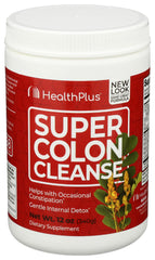 Health Plus Super Colon Cleanse bottle for daily digestion support.