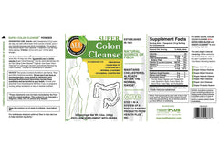 Health Plus Super Colon Cleanse capsules for convenient daily support.