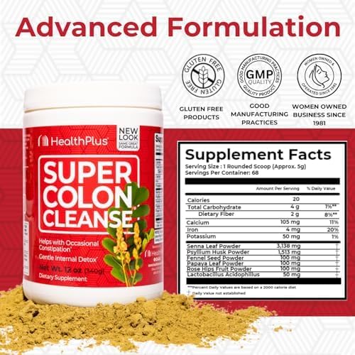 Scoop beside Health Plus tub for convenient dosing