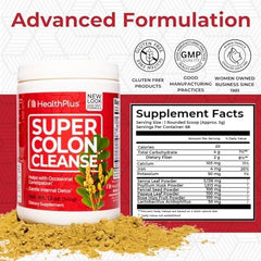 Scoop beside Health Plus tub for convenient dosing