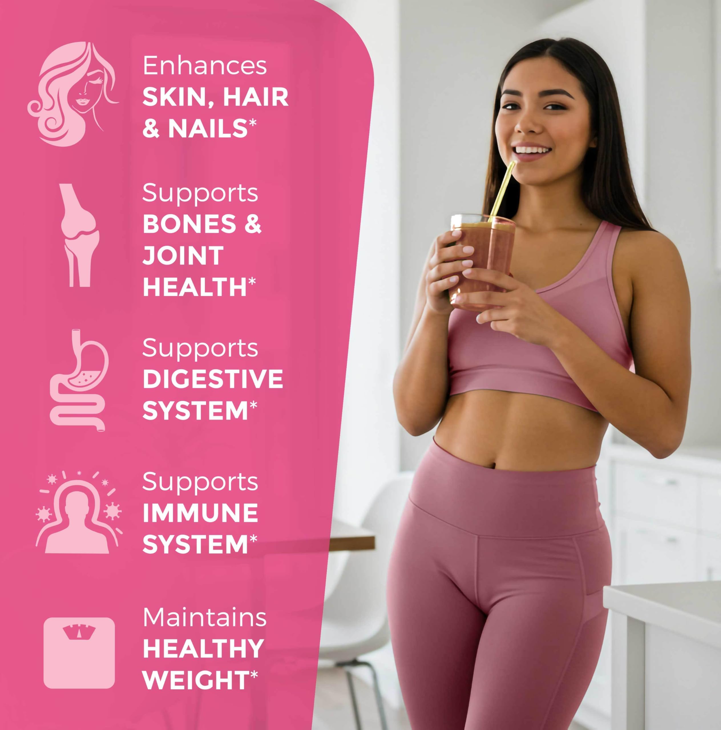 Health Revolution instantized powder for clump-free mixing.