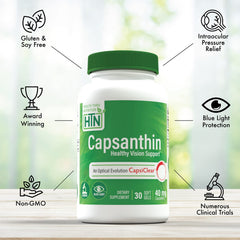 Health Thru Nutrition Capsanthin 40mg blue light protection scene highlights daily screen use