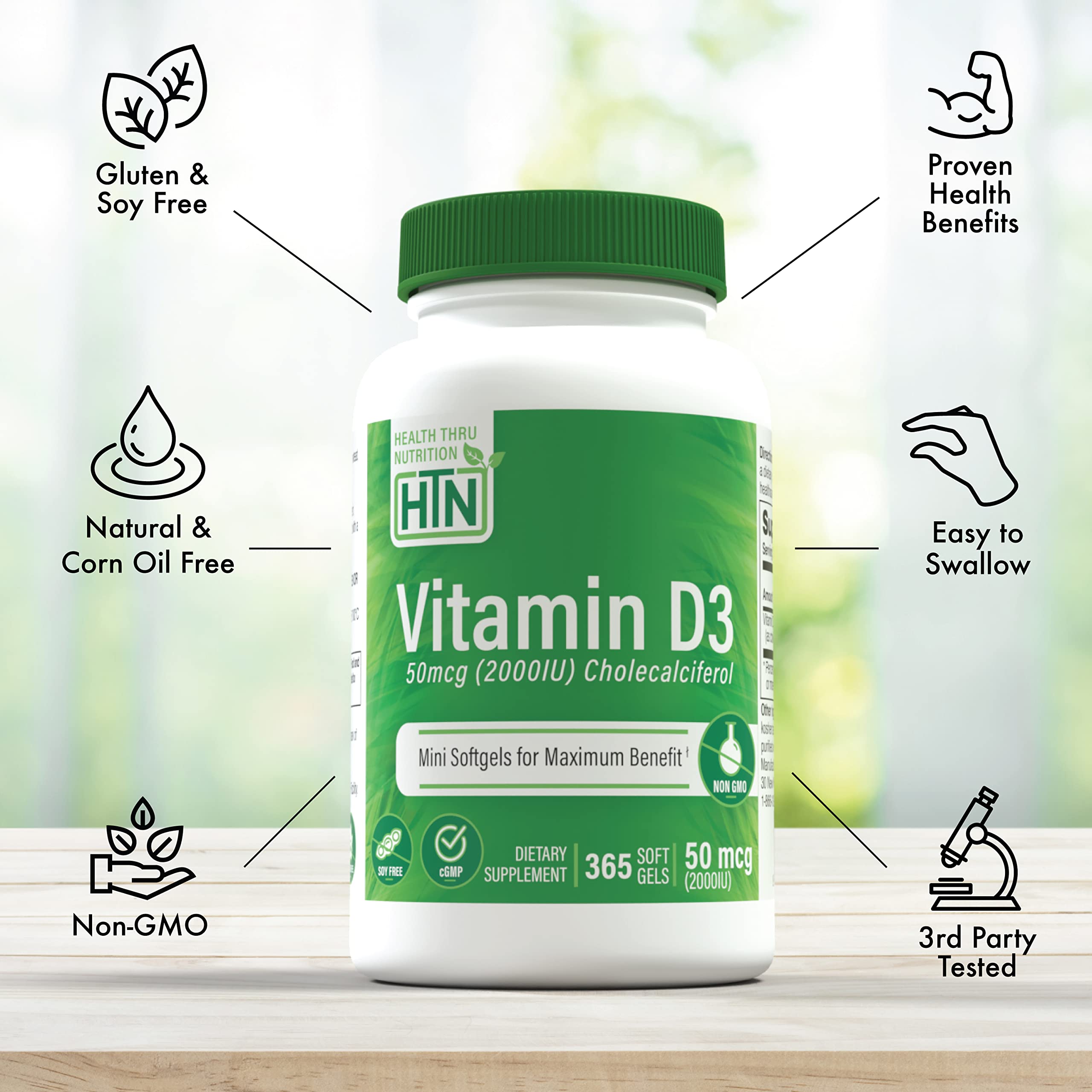 D3 in olive oil base from Health Thru Nutrition for natural absorption
