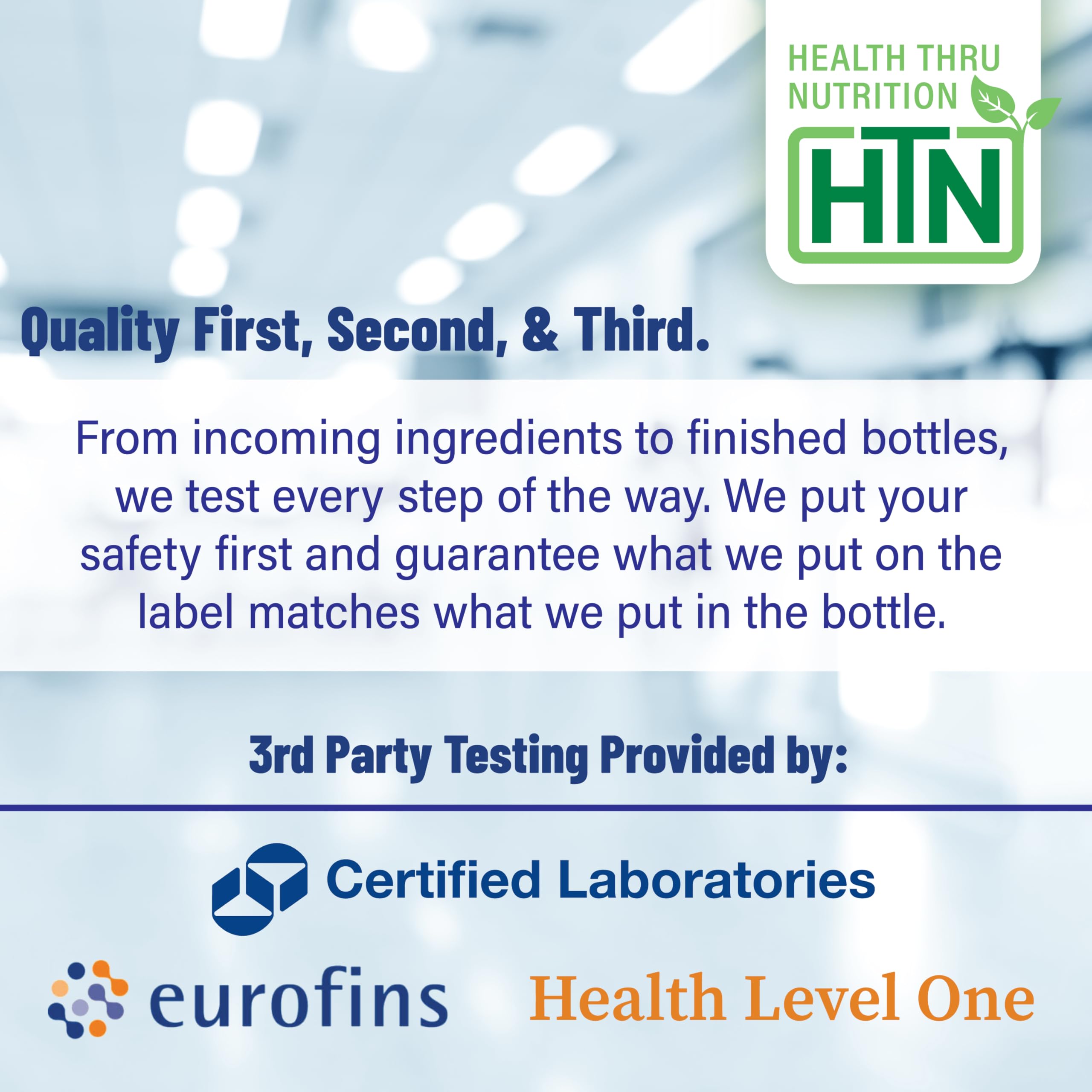 Health Thru Nutrition year supply packaging with 365 softgels