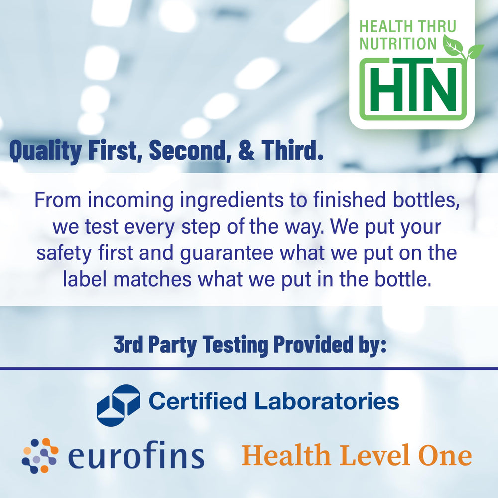 Health Thru Nutrition year supply packaging with 365 softgels