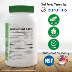 Health Thru Nutrition six-sources calcium blend label emphasizing comprehensive mineral coverage
