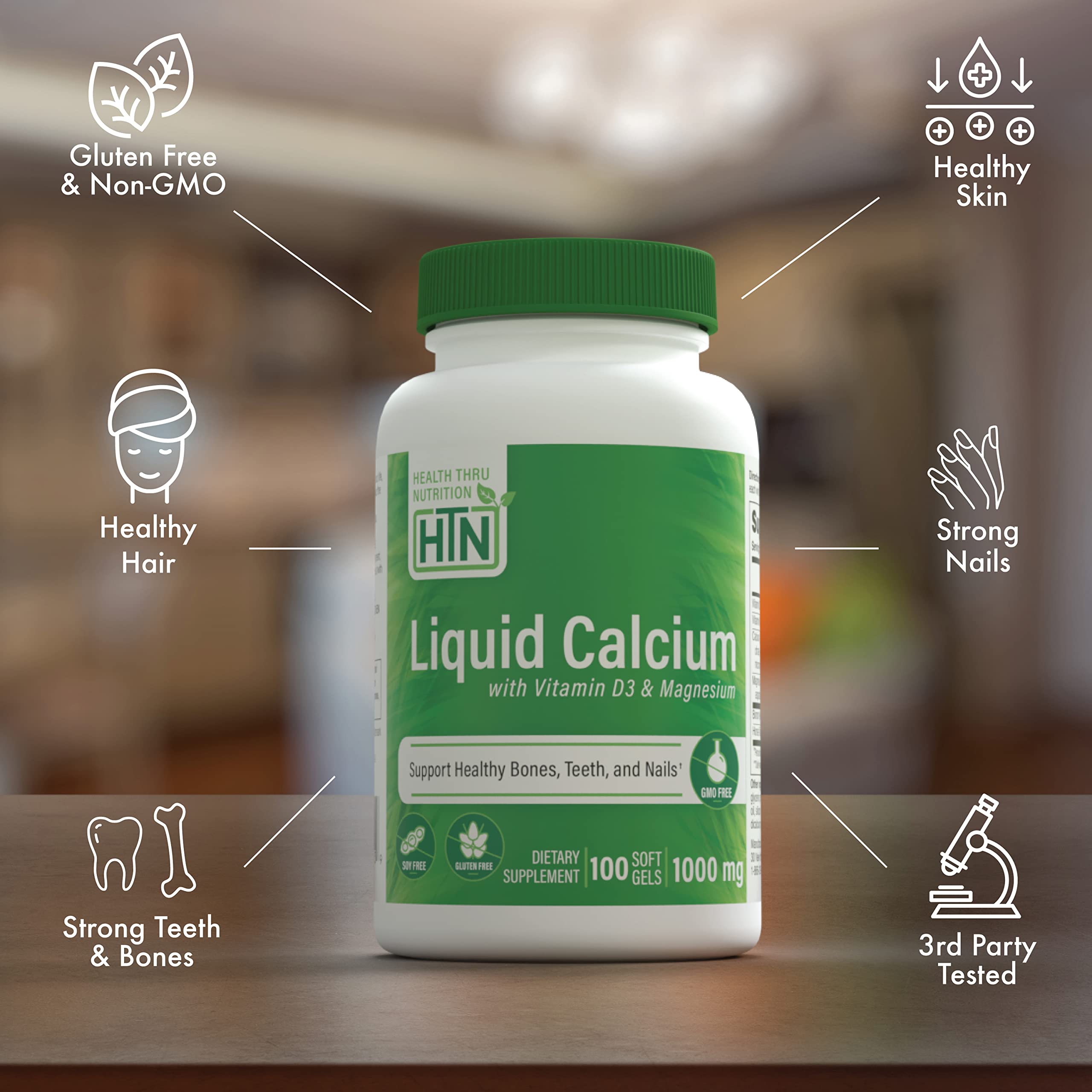 Health Thru Nutrition Magnesium multi-forms bottle highlighting improved mineral absorption support