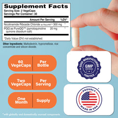 Health Thru Nutrition NAD+ Activator capsules enable daily vitality and cellular energy.