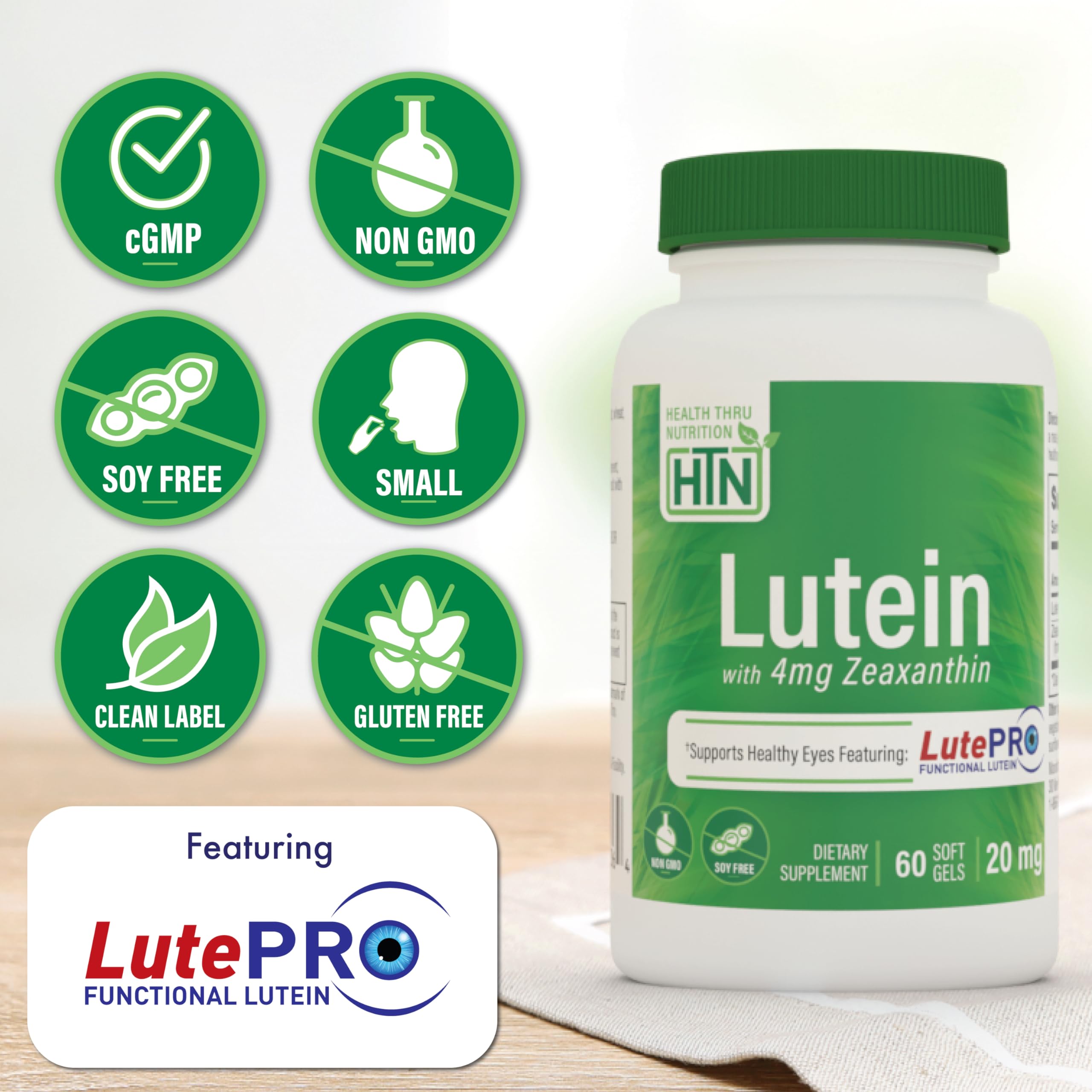 Nature-identical 5:1 ratio label on Health Thru Nutrition product