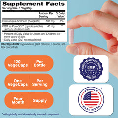 Health Thru Nutrition PQQ 40mg bottle front showing vegan clean formula for daily use