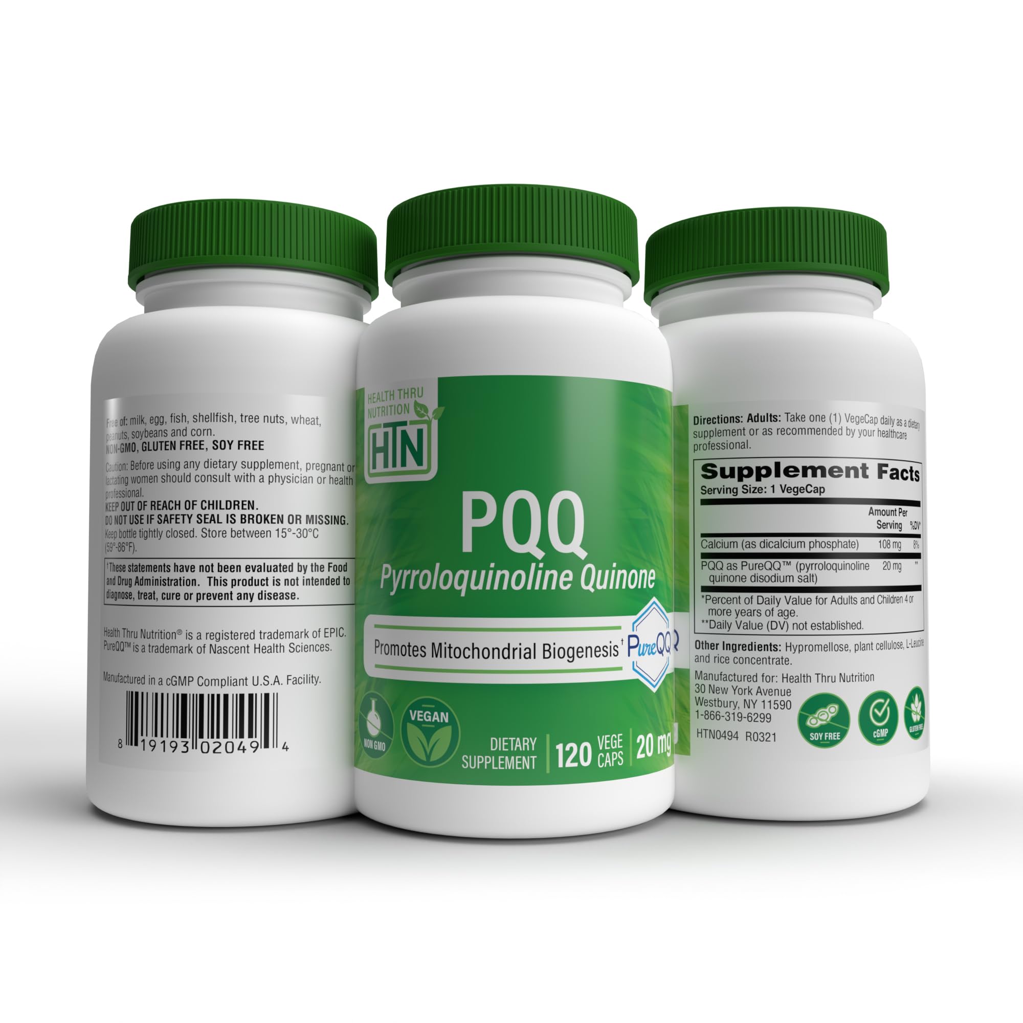 Health Thru Nutrition PQQ in-use scenario suggests everyday energy support