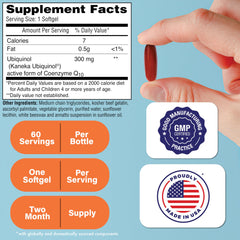 Health Thru Nutrition Ubiquinol 300mg softgels for easy daily supplementation
