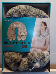 Health Touch Cat Neck Massager front view highlights relaxing neck vibration