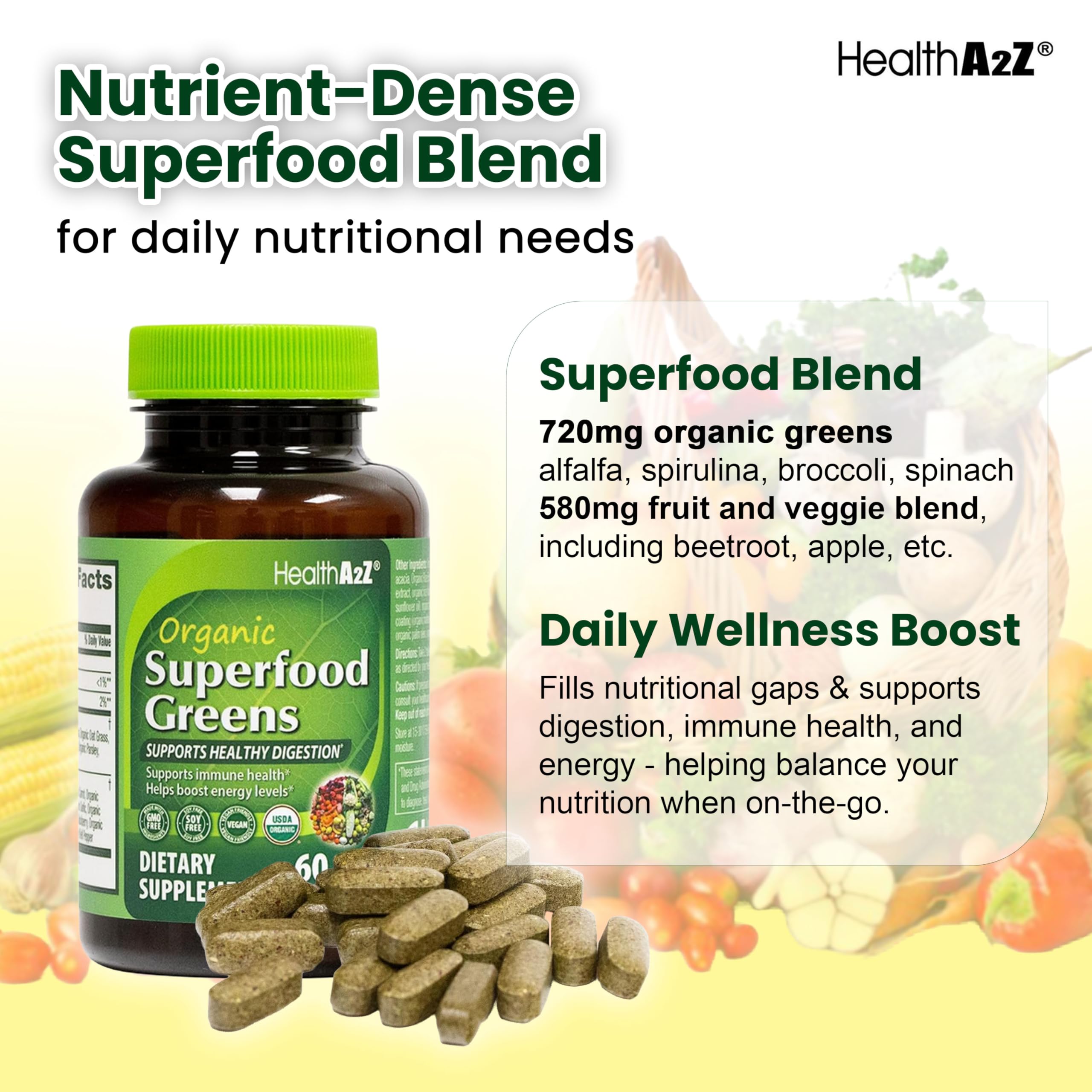 HealthA2Z On-the-go nutrition solution for busy days.