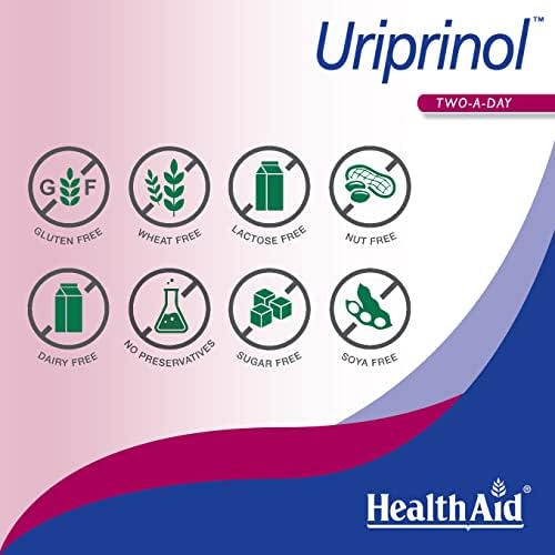 HealthAid Uriprinol turmeric glow accents tablet color and vitality