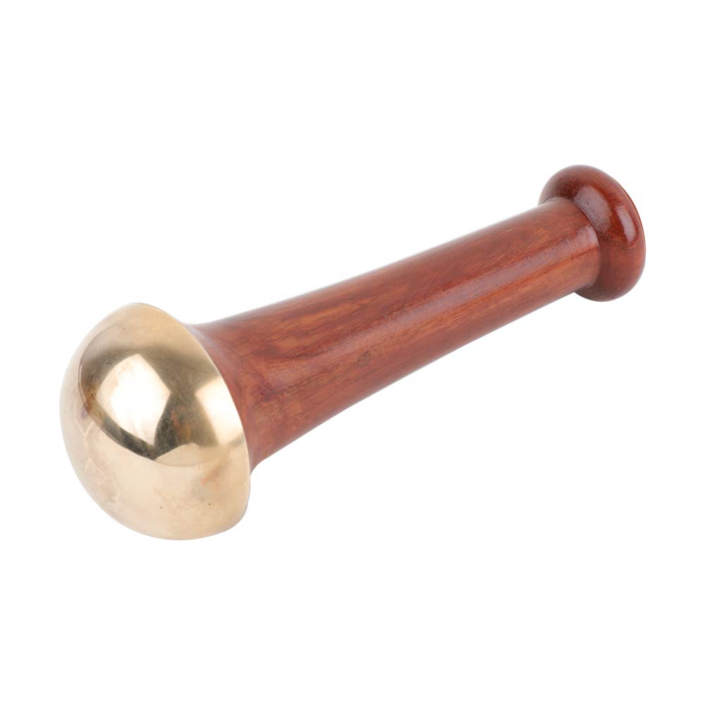 HealthAndYoga BronzLift dome-detail highlights warm finish and ergonomic contour.