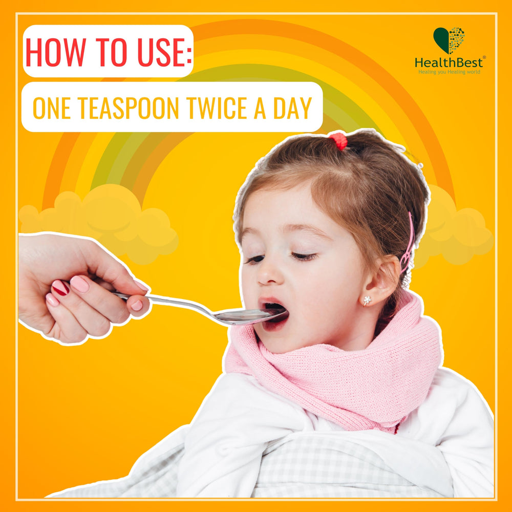 HealthBest Kidbest ingredients highlight L-Lysine and B vitamins.